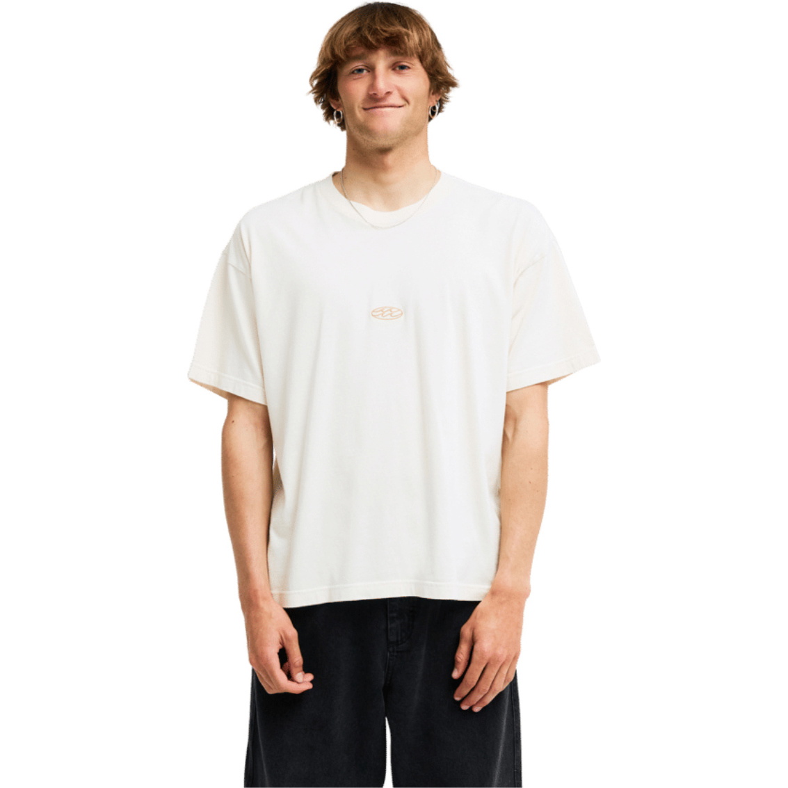 2026 Billabong Mens OG Wave Short Sleeve T-Shirt EBYKT00128 - Oatmeal